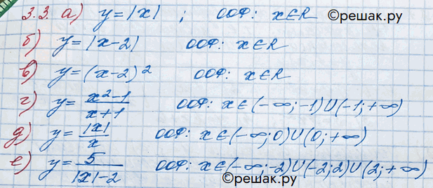 Изображение Упр.3.3 ГДЗ Никольский 10 класс