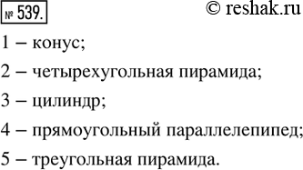 Изображение 539. Выходим в пространство. На рисунке 199 изображены: вид фигуры спереди, а под ним — вид этой фигуры сверху. Что это за...