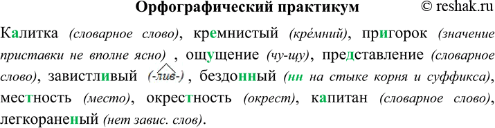 Изображение Орфографический практикум §11 ГДЗ Рыбченкова Александрова 8 класс